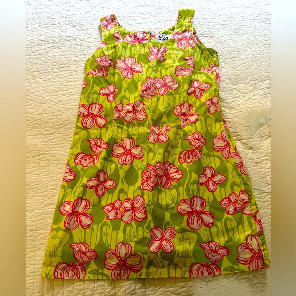 Pink Flower Lilly Pulitzer sundress women’s size 10